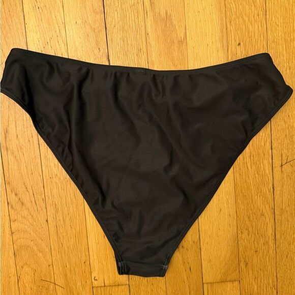 ZAFUL Women's High Cut Bandeau Bikini Set  (11-Black,XL) NWT - Picture 6 of 9